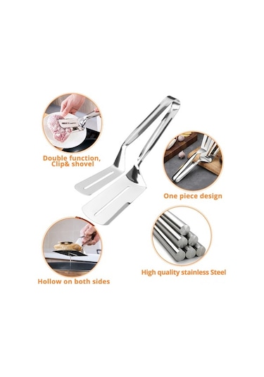 Didadodo Paslanmaz Çelik 304 Mangal Maşası - Küçük Ve Hafif Izgara Ve Barbekü İçin Pratik Mutfak Aleti