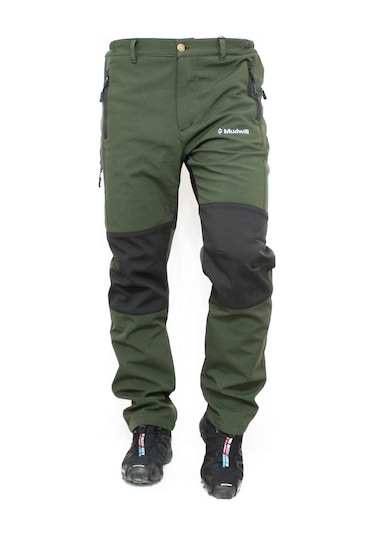 Mudwill Kışlık Polarlı Softshell Erkek Pantolon Haki