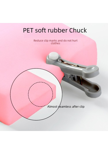 Beyaz + Gri Tekli Çamaşır Mandalı, Dikişsiz Ve Rüzgar Geçirmez Beyaz