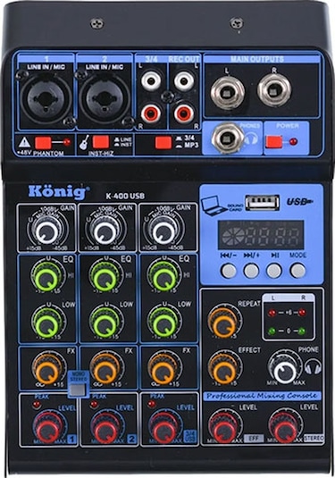 König K-400 4 Kanal Dec Mixer