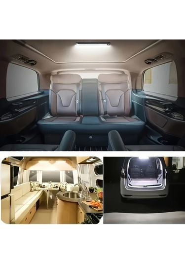 Willowhaven 6'li Akıllı Led Hareket Sensörlü Dolap Işığı 10cm Manyetik Usb Şarj Edilebilir