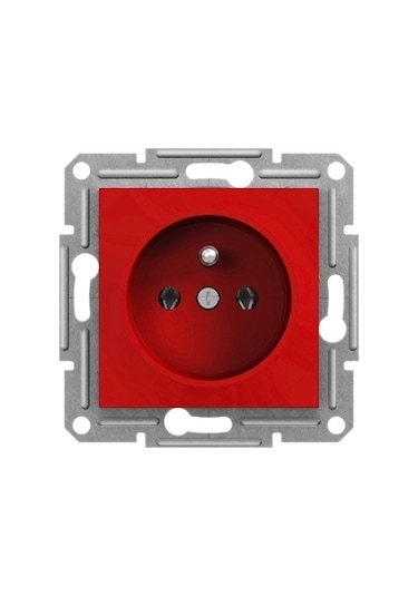 Schneider Electric Eph2870442 Asfora Kırmızı Gövdeli Ups Prizi Çerçevesiz
