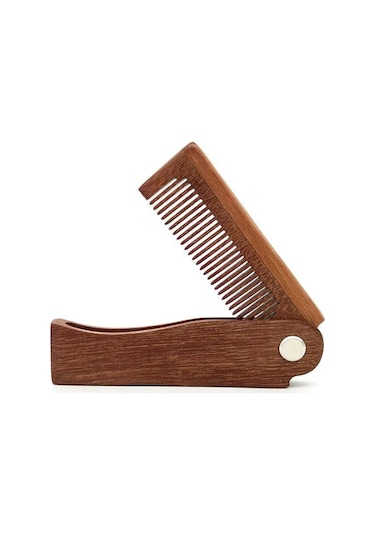 Vkemall Taşınabilir Ahşap Katlanır Saç Ve Sakal Tarak - Fh-241, Masaj Ve Bakım İçin Pratik Çözüm