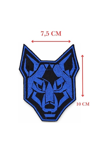 Single Sword Nakış Patch - Kurt Peç Çok Renkli