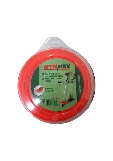 Rtrmax Rty235 Tırpan Misinası Kırmızı  3.3mm  48mt