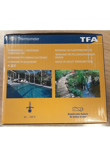 Tfa Dostmann Paslanmaz Yüzer Havuz Termometresi Alman si