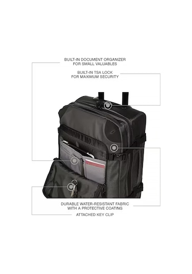 Eastpak Kabin Boy Valiz Ultra Hafif, Geniş Hacimli, Dayanıklı Kumaş, Sessiz Tekerlekli Ek00094d80w1 Siyah