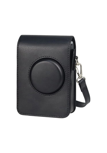Instax Mini Evo Siyah Askılı Deri Çanta-fotsıbp058-ıth