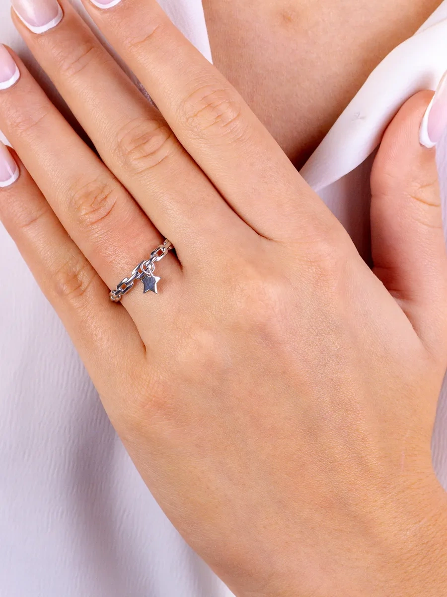 Torgovyj Dom Uvelir Holding 925 Ayar Gümüş Zincirli Kolyayla Kolye 323553916 Gümüş