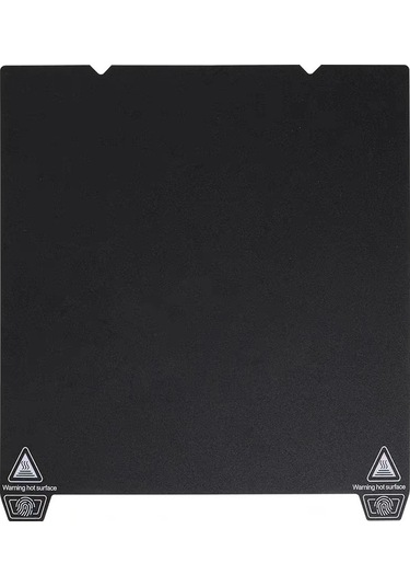 Honmex 3d Yazıcı Isı Tabla Aksesuarı - Tek Yönlü Siyah Boyalı Baskı Paneli 235x235mm Siyah
