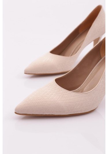 Dgn 1002 Kadin Topuklu Stiletto Ayakkabi 1002-2453-R9093 Ten Dgn 1002 Kadin Topuklu Stiletto Ayakkabi 1002-2453-R9093 Ten