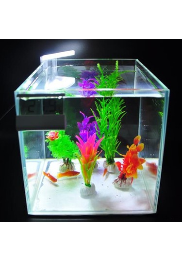 Vkemall Akvaryum Led Işık 12 Adet 5730 Led Işık Demeti夹式 Tasarım 5w 220v Su Canlıları Görünürlüğünü Artırır