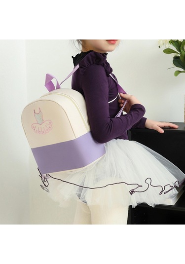 Suntek Bale Dans Sırt Çantası Kızlar Latin Dansı Jimnastik Mor