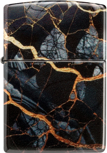 Zippo Çakmak -46255 Marble Desıgn 8 Numara Siyah