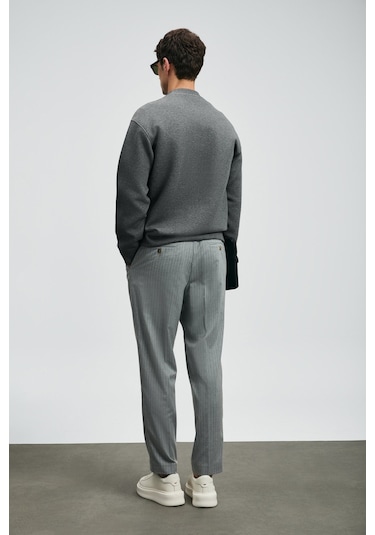 Lufian Erkek Oracle Sweatshirt 112030178 Antrasit Antrasit