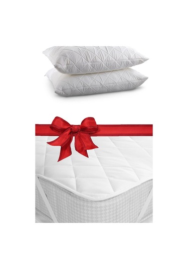 Alla Turca 2 Yastık Alezi + Çift Kişilik Kapitone Alez