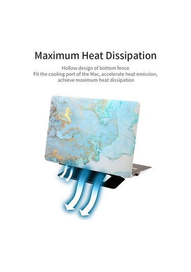 Yunboo Macbook Uyumlu Air 13 İnce Kauçuk Kılıf Ve Ayarlanabilir Pembe Stand - Kolay Kurulum Ve Taşınabilir Diğer Diğer