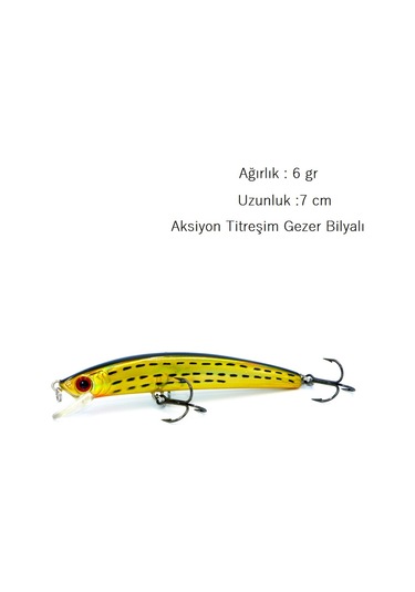 Rapala Lures Sahte Balık Yemi Suni Yapay Yem 6 G 7 CM
