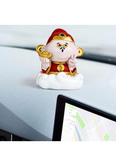 Suntek Çin Figürleri Heykel Dekorasyonu Zenginlik-tanrısı