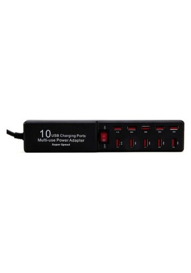 River World Şarj Adaptörü Usb 10 Portlu