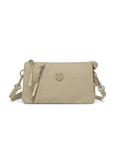 Smart Bags Mikro Poly Kumaş Uzun Askılı Kadın Cüzdanı 3343 Vizon
