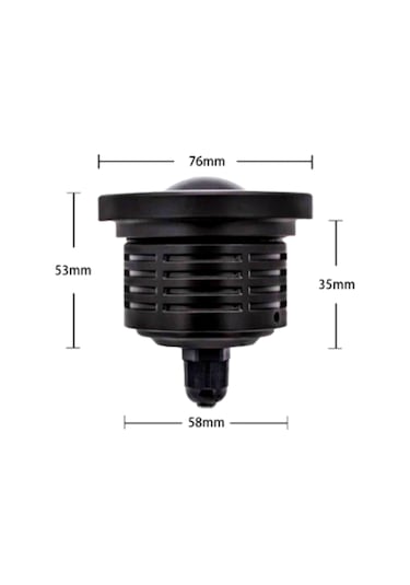 Angel Sis Farı Universal 76mm Mercekli (2 Adet) Buz Mavi