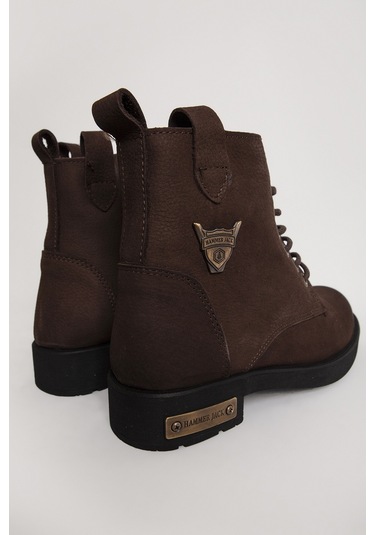 Hammer Jack 102/15200g Gerçek Nubuk Deri Kadın Bot Kahverengi