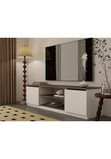 Bade Tv Ünitesi Hanoi Beyaz Beyaz