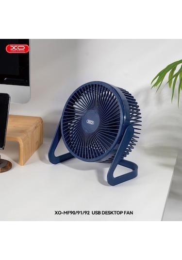 Mf91 Mini Usb Masaüstü Fan Taşınabilir Kompakt Kişisel Soğutucu, 3 Hız Ayarlı