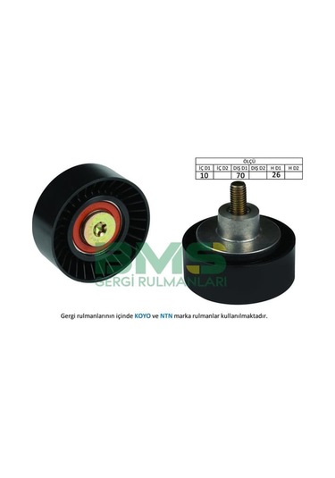 BMS 272 Alternatör Gergi Rulmanı Bmw 316İ-318İ-Z3 1.9 99-05 70×26