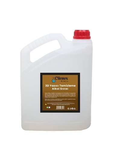 Clintex Kimya 3d Yazıcı Temizleme Alkol Sıvısı 3 Lt