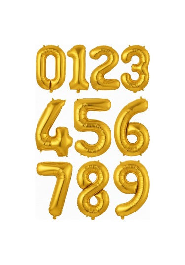 Folyo Harf Balon Gold Renk 40 İnc 100 Cm Helyum Uyumlu B