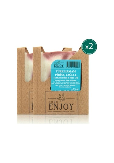 Suds Enjoy Türk Hamam Pirinç Yağlı Sabun 2 x 100 G