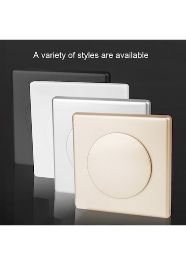 Sones Kare Klima Deliği Dekorasyon Kapağı Duvar Deliği Tıkacı, Stil: Bölünmüş 5cm Gümüş