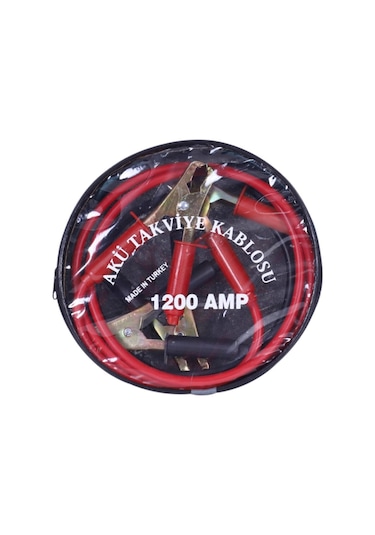 Lüx Kare Trafik Seti Çantalı ve 1200 Amper Akü Takviye Kablosu