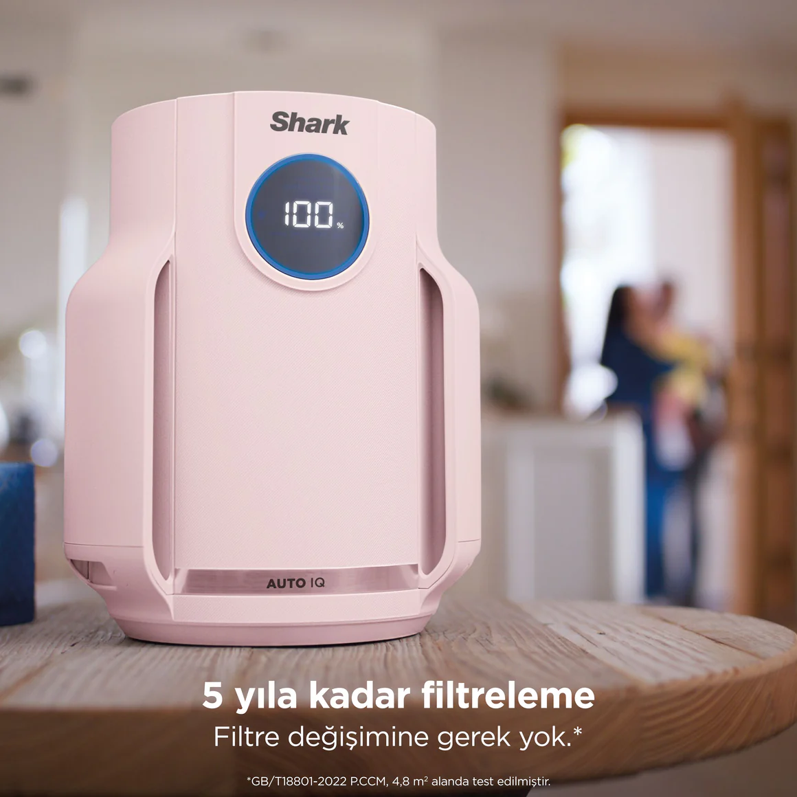 Shark NeverChange5 Compact Pro Hava Temizleyici - Pembe