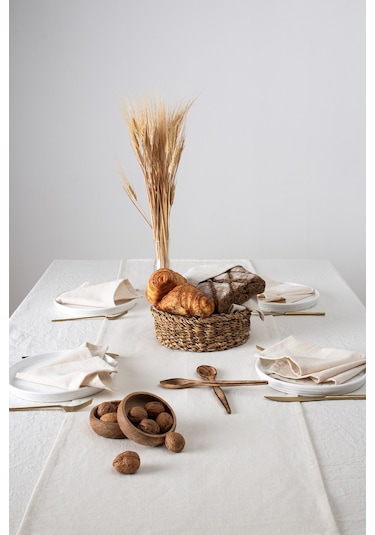 Wellstil Doku Organik Ham Keten Runner 40 x 150