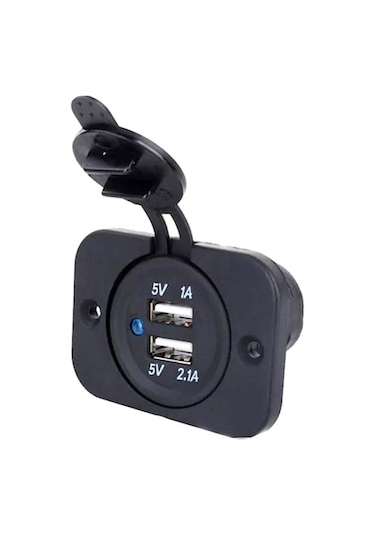Çakmak Soketi 9-30V Marine 2- USB Vakum