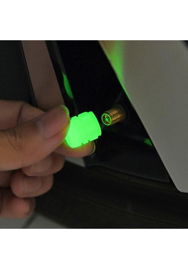 Moveevo Abs Malzeme Aydınlatmalı Lastik Valf Kapağı - Araba, Elektrikli Araç, Motosiklet İçin Evrensel Uyumlu, Toz Ve Su Geçirmez, Güvenliği Artırır