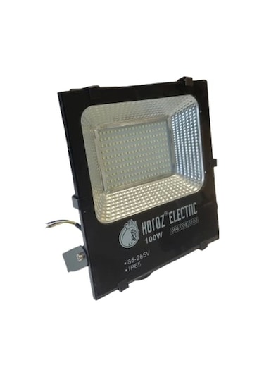 Horoz Leopar-100 100w Led Projektör Siyah 6400k Ip65 Çok Renkli