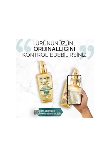 Bioxcin Saç Bakım Yağı Onarıcı Keratin & Argan 150 Ml 2 Adet