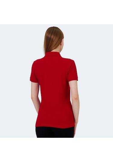 Slazenger VERA I Kadın Polo Yaka Kırmızı Tişört