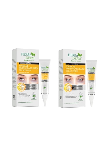 Herbaderm Torba ve Morluklara Karşı Göz Altı Kremi 2 x 15 ML
