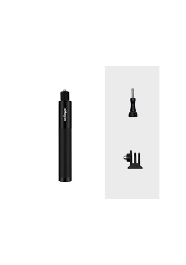 Sones Amagisn 70cm Görünmez Düz Çekmeli Selfie Çubuğu Spor Kamera Aksesuarları, Özellikler: Çubuk + 1/4 Dönüş 3 Çene + Vida