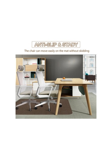 Xiyyadms Yapışkan Ve Kaymaz Ofis Sandalye Altlığı - Mobilya Çiziklerini Önler, Ev Ve Ofis İçin Yeşil