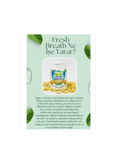 Fresh Breath Ağız Kokusu Önleyici 25'li