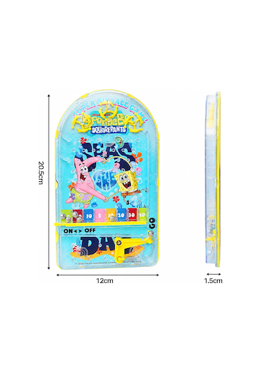 Pinball Sunger Bob Eğitici Retro Oyuncak Mavi