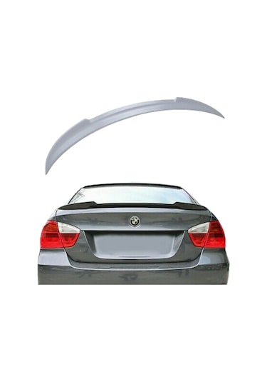 Bmw E90 3.seri 2006-2012 Uyumlu Parlak Siyah Boyalı M4 Spoiler