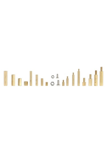 Tongxida 240 Adet Kutulu M2-m3 Bakır Standoff: Çift Yönlü Altıgen, Kartlı Devreler İçin Mekanik Ayrıcı