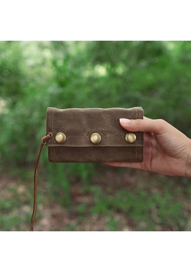 Pazly Kamp Baharat Kutusu Seti - Cam Kavanozlar, Koyu Yeşil Renk Koyu Yeşil